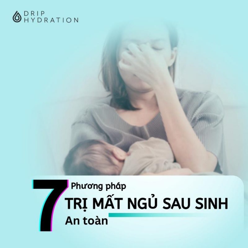Phương pháp trị mất ngủ sau sinh