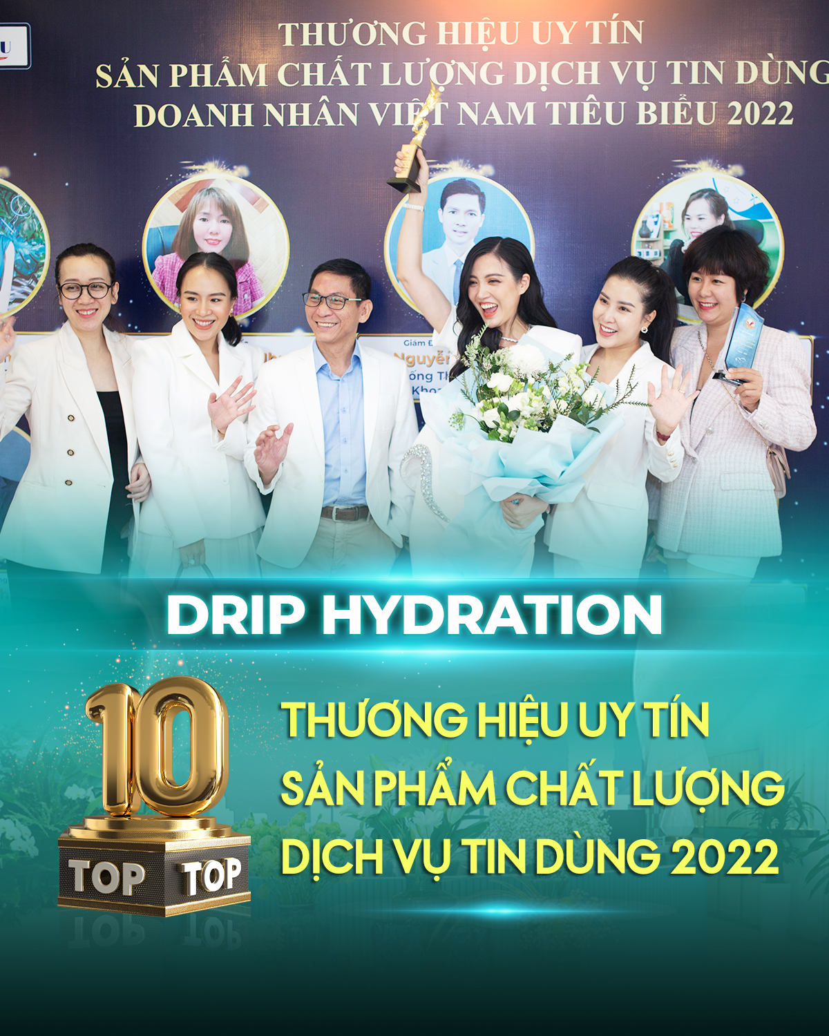 Tổng Giám Đốc Drip Hydration - Judy Trịnh nhận giải Doanh nhân Việt Nam ...