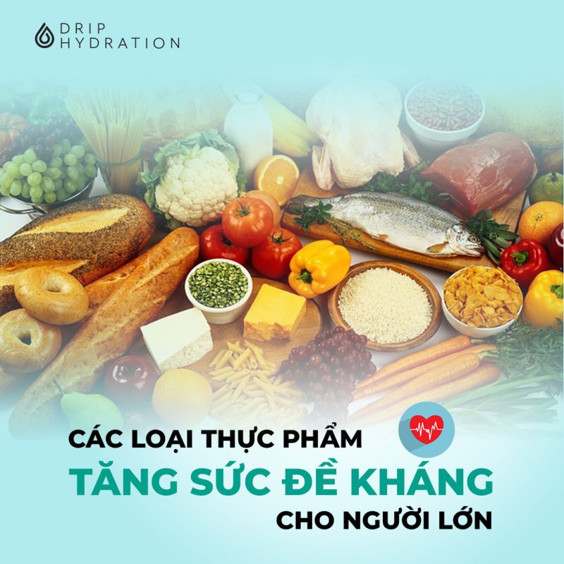 Những thực phẩm tăng sức đề kháng cho người lớn