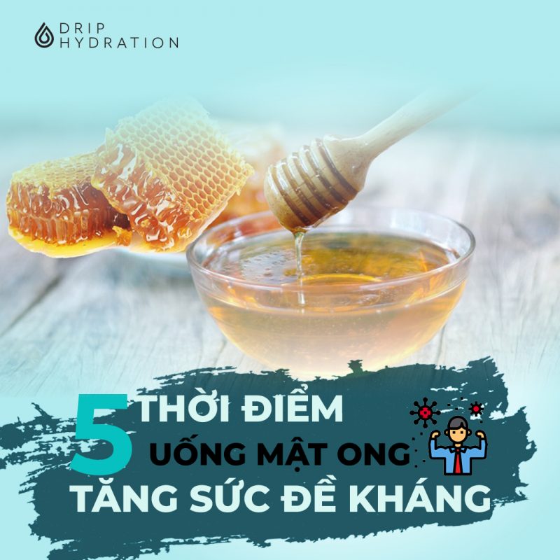 Uống mật ong tăng sức đề kháng