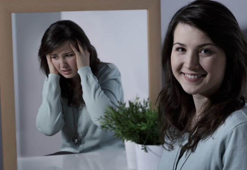 trầm cảm cười