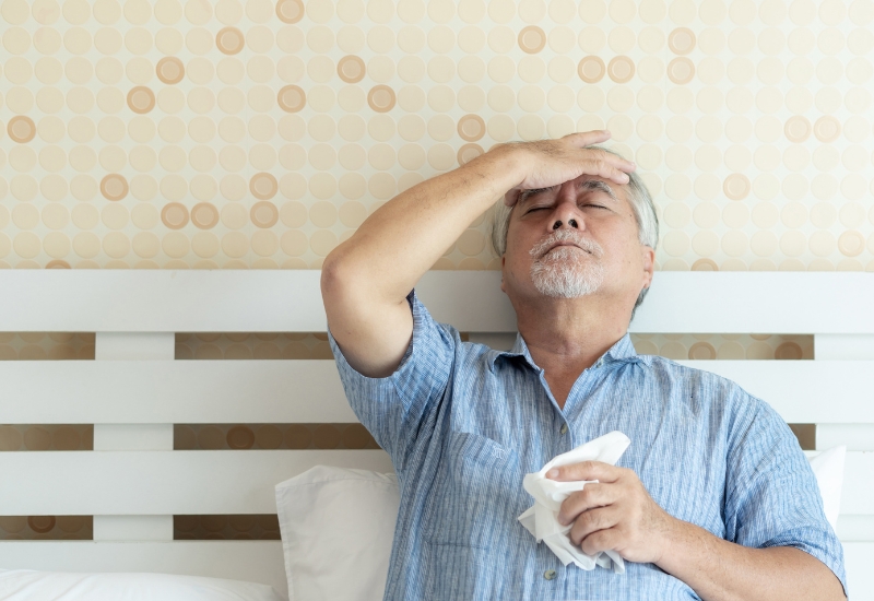 mệt mỏi khi về già