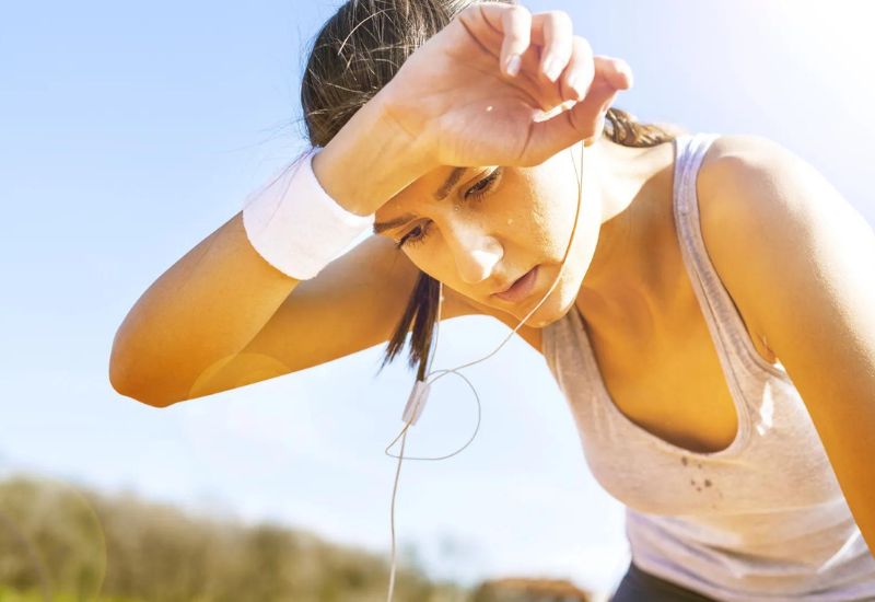 thải độc qua mồ hôi