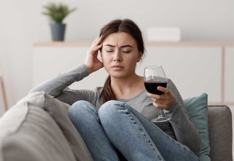 giảm đau đầu sau khi uống bia rượu