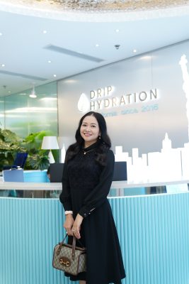 Chị Hạnh cực kỳ hài lòng với dịch vụ tại Drip Hydration Việt Nam