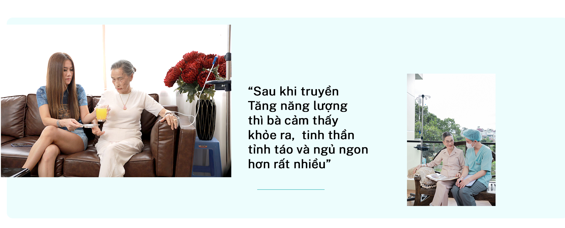Mẹ nữ tỷ phú Mimi Moris truyền Tăng năng lượng tại Drip Hydration