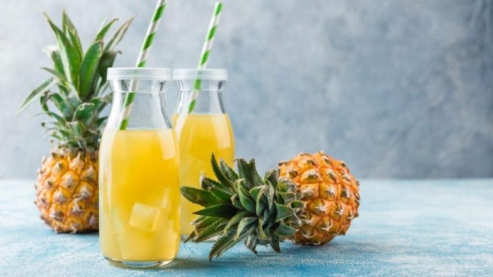 Cách nấu nước dứa giảm cân
