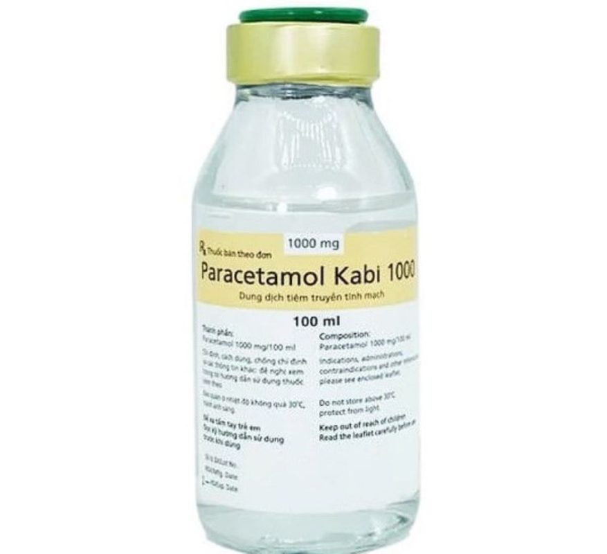 Thuốc truyền giảm đau Paracetamol là lựa chọn hàng đầu trong nhóm giảm đau nhẹ đến trung bình (Ảnh: Sưu tầm Internet)