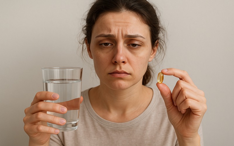 Dùng omega 3 liều cao ở người huyết áp thấp có thể gây chóng mặt, mệt mỏi (Ảnh: Sưu tầm Internet)