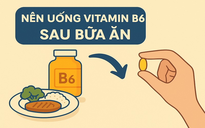 Nên uống vitamin B6 trước hay sau khi ăn là băn khoăn của nhiều người (Ảnh:Sưu tầm Internet)