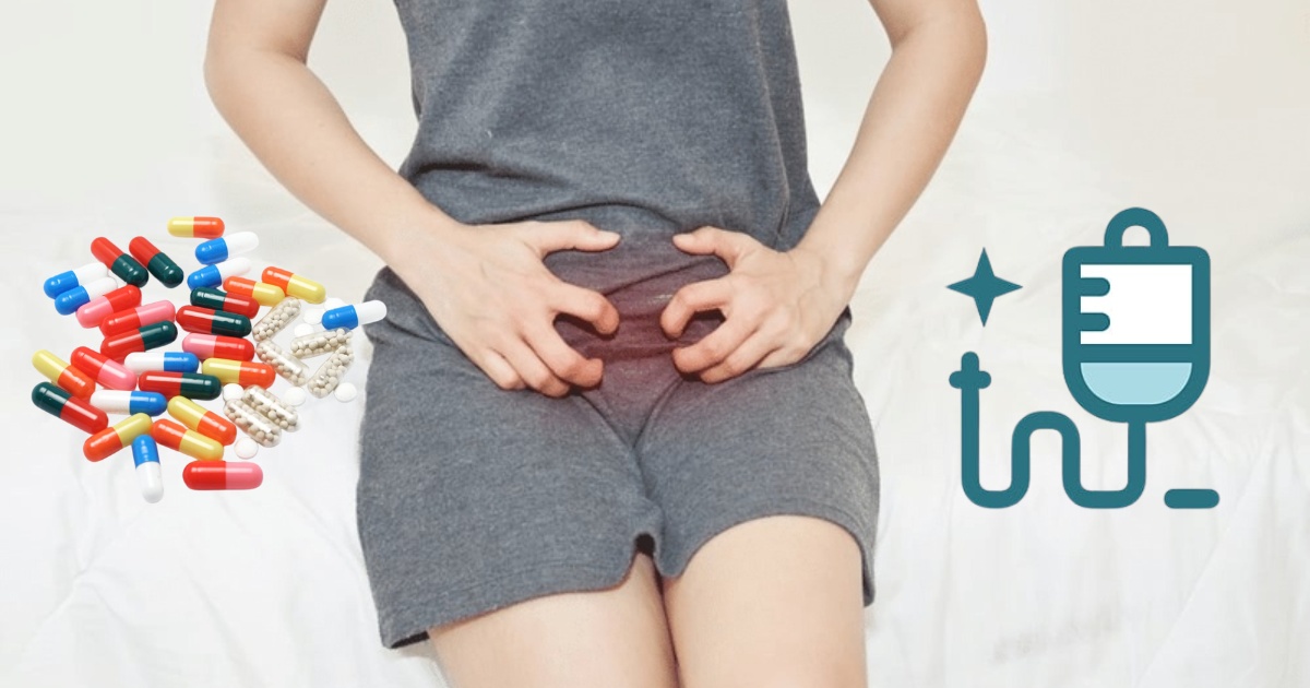 Truyền vi chất hay uống thuốc là cách trị khô hạn ở phụ nữ tốt hơn?
