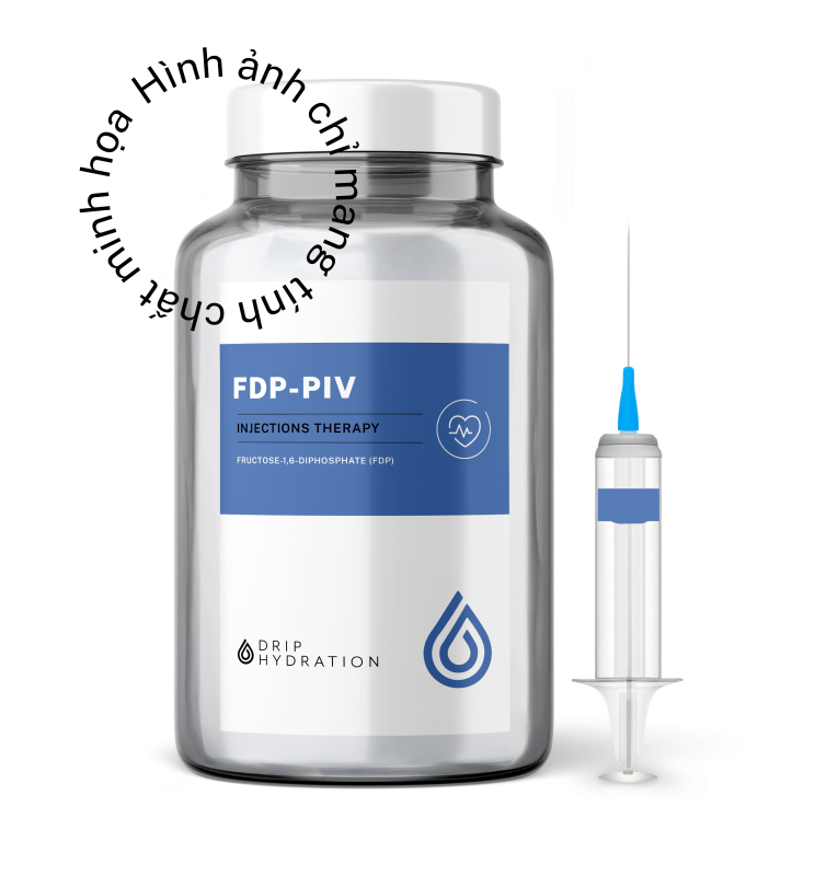 Gói tiêm FDP-PIV Fructose-1,6-diphosphate hỗ trợ chuyển hóa năng lượng tế bào và phục hồi thể trạng theo đánh giá y khoa (Add - on)