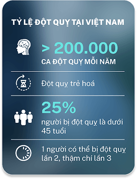 Tỷ lệ đột quỵ tại Việt Nam